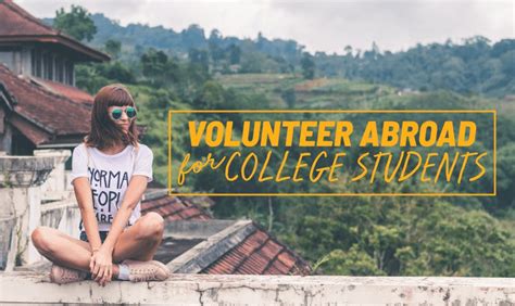 college student volunteer abroad
